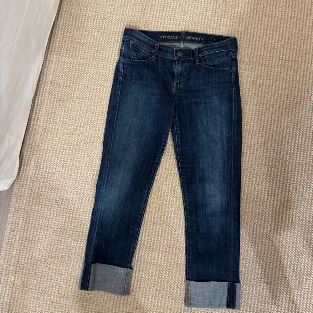 Citizen of humanity Women's Dark Blue Ankle Jeans